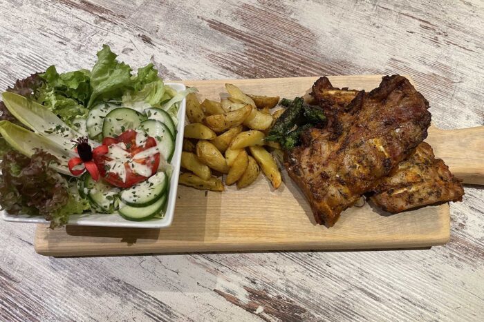 Costillas a la Andaluza Menu
