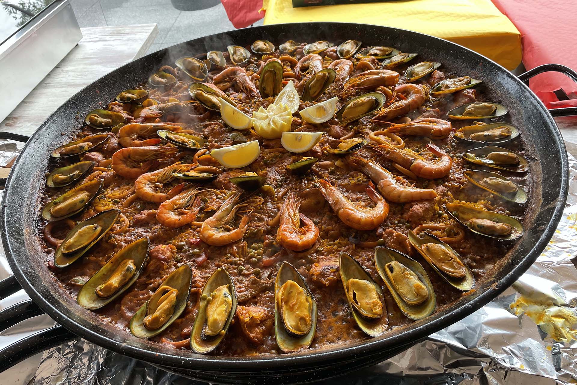 Paella op locatie Pasión y Sabor